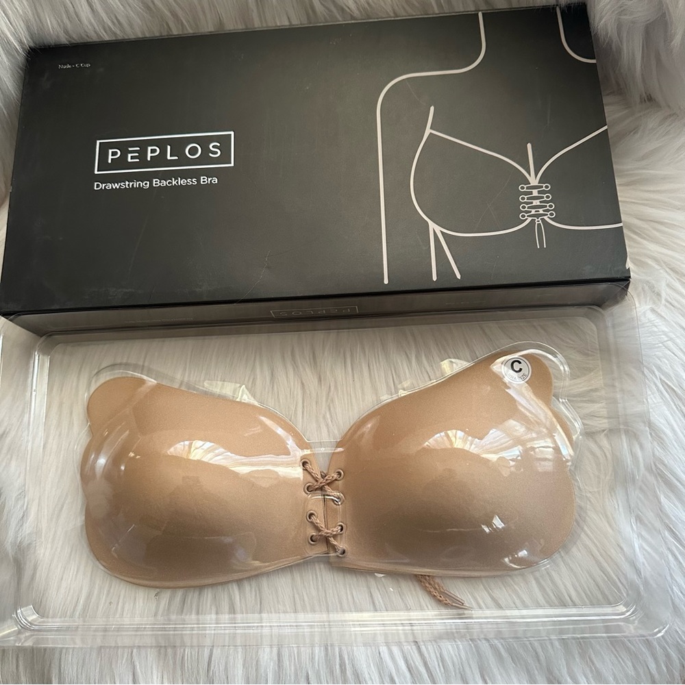 Peplos Drawstring Backless Bra - Picture 2 of 7